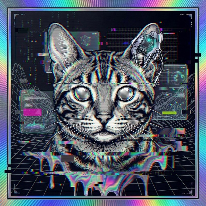 #115 Bengal holo cat