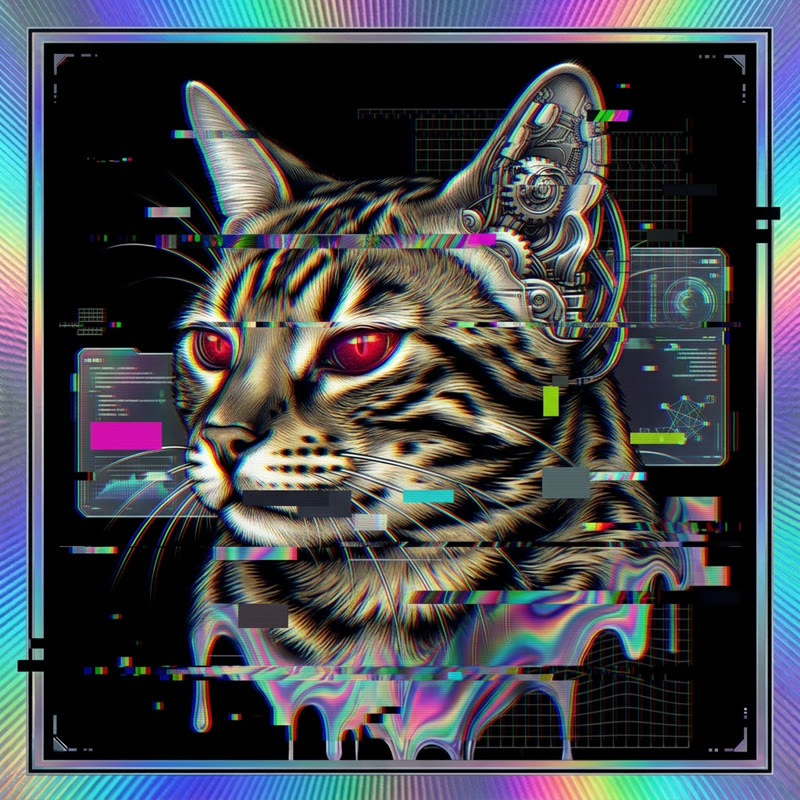 #256 Bengal holo cat
