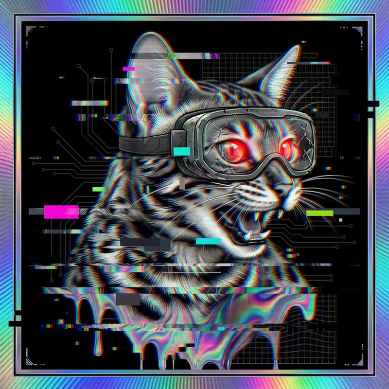 #161 Bengal holo cat