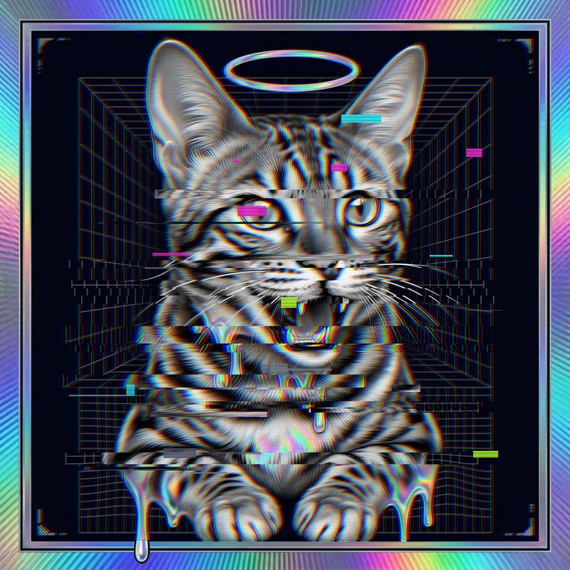 #061 Bengal holo cat