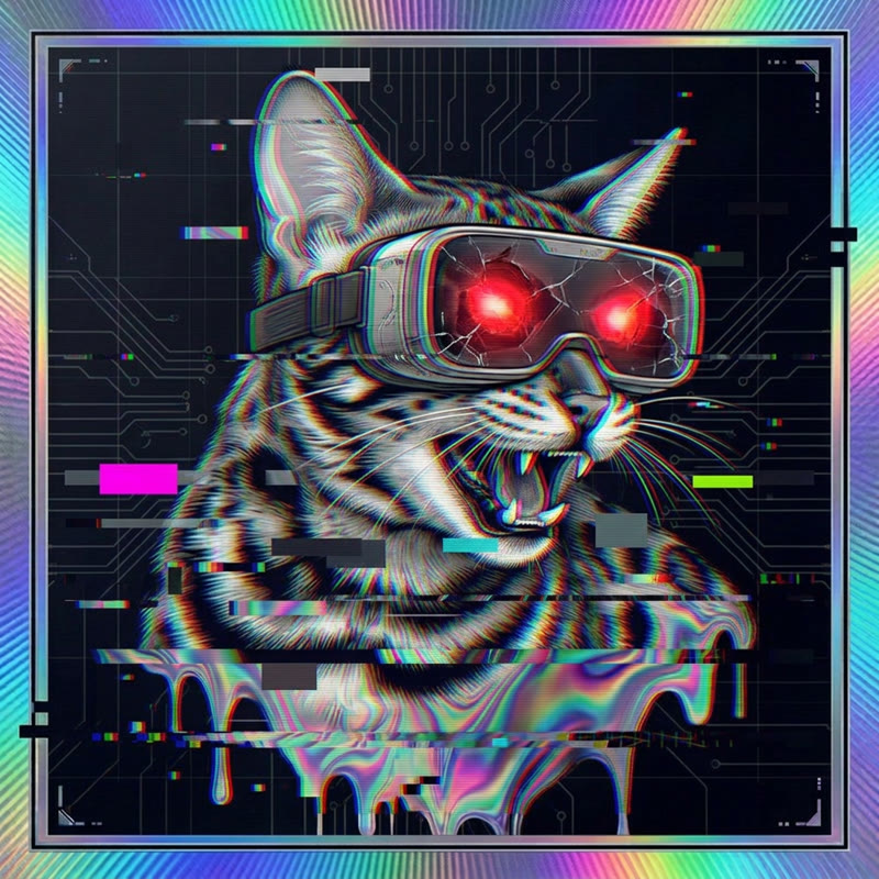 #239 Bengal holo cat