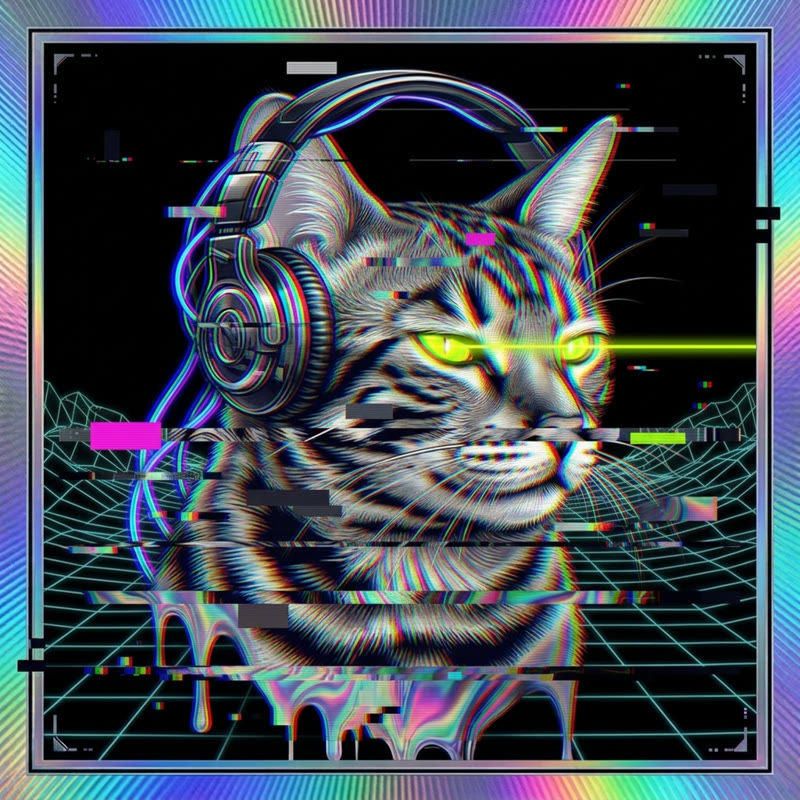 #255 Bengal holo cat